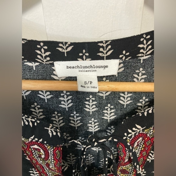 BEACHLUNCHLOUNGE small boho blouse cottagecore lagenlook peasant - Picture 2 of 12